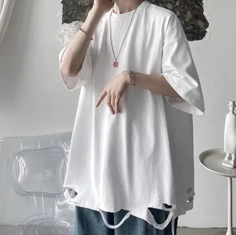 Men's Summer Loose-Fit Short Sleeve T-Shirt