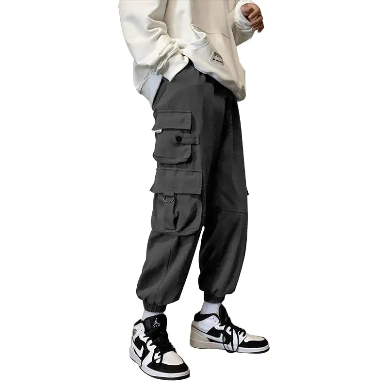 Early Spring Men's Loose Straight Leg Casual Pants