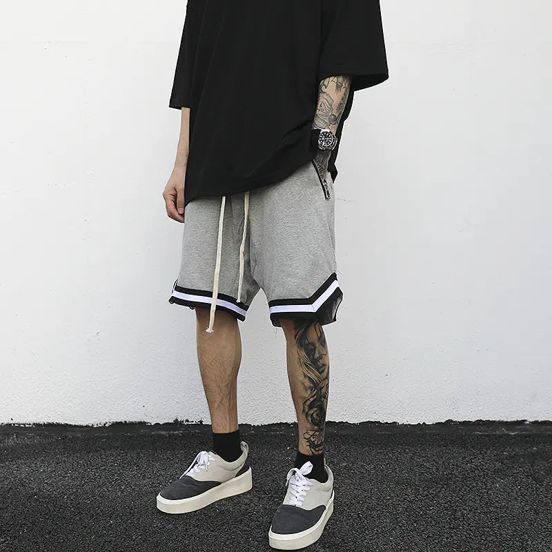 Cotton Drawstring Sports Shorts