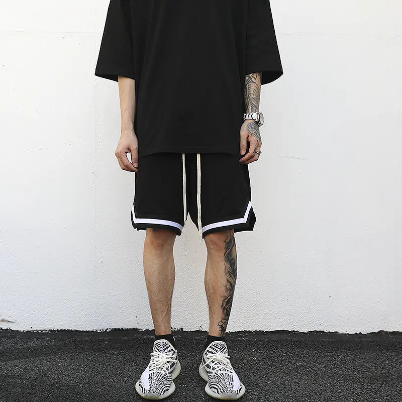 Cotton Drawstring Sports Shorts