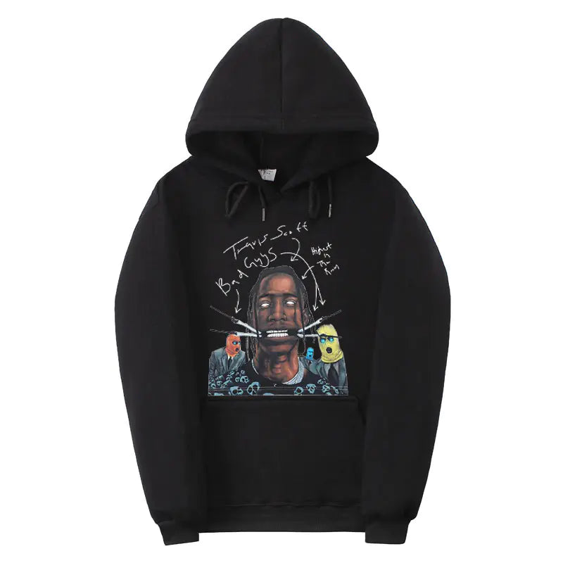 Travis Scott Bad Guy Graphic Hoodie for Men and Women