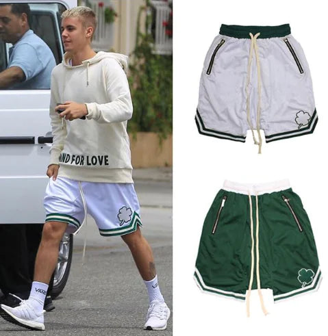 Mesh Basketball Shorts and Loose Leisure Harem Shorts