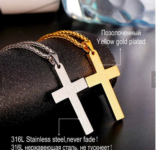 Stainless Steel Cross Necklace