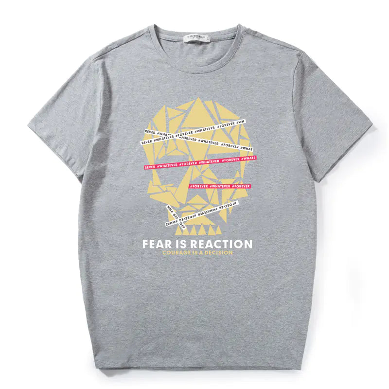 Summer Casual Skull Print T-Shirt for Men (Size T1661-72)