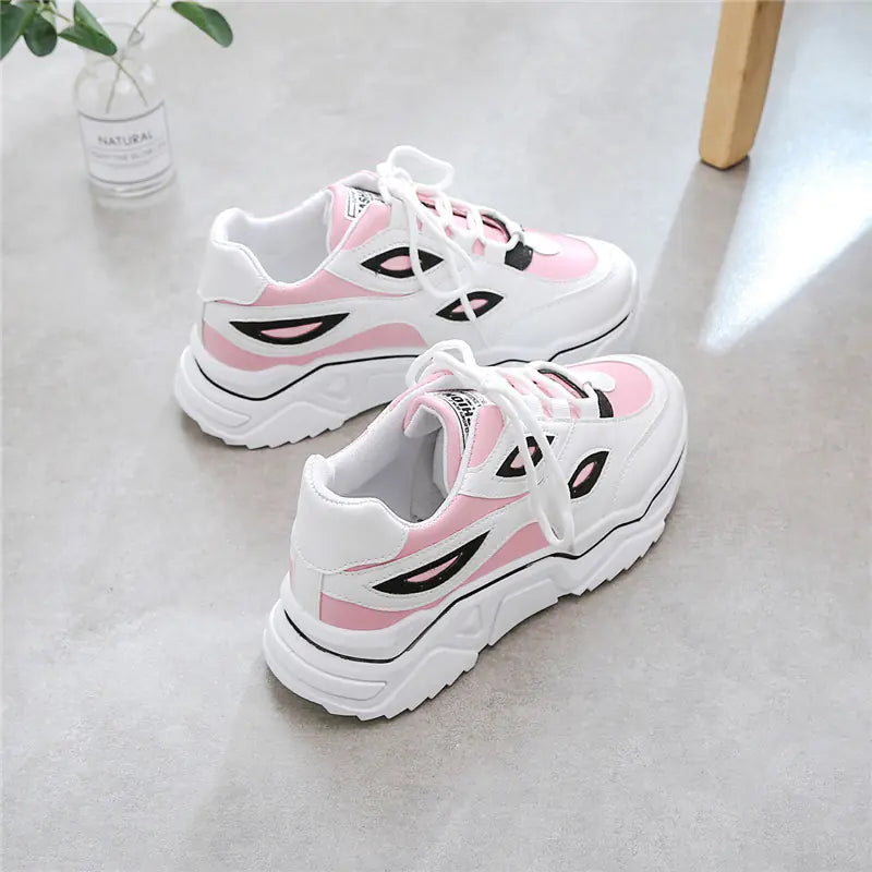 Dad Shoes, Sporty White Sneakers, Chunky White Sneakers