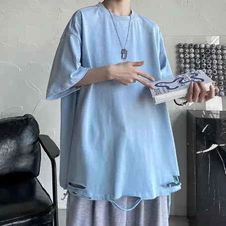 Men's Summer Loose-Fit Short Sleeve T-Shirt