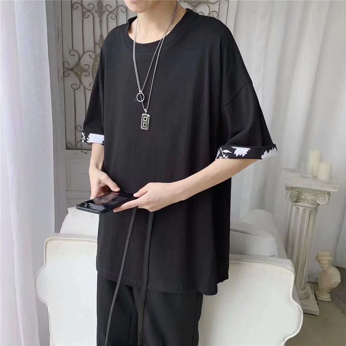 Men's Summer Loose-Fit Short Sleeve T-Shirt