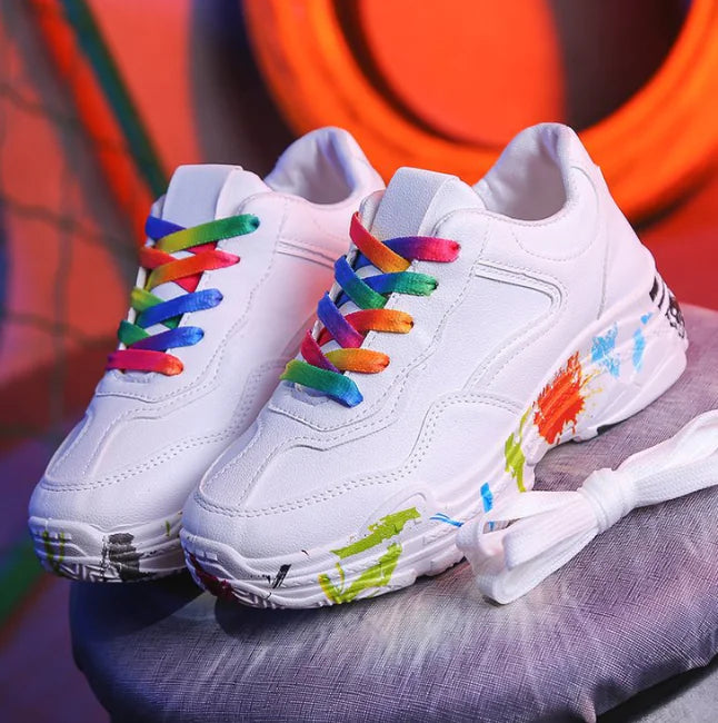 White Sneakers, Sports Shoes, Dad Shoes