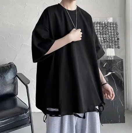 Men's Summer Loose-Fit Short Sleeve T-Shirt